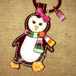 Coach Cutie penguin keychain